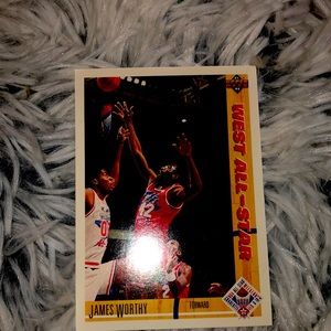 James worthy upper deck 1991-1992 card